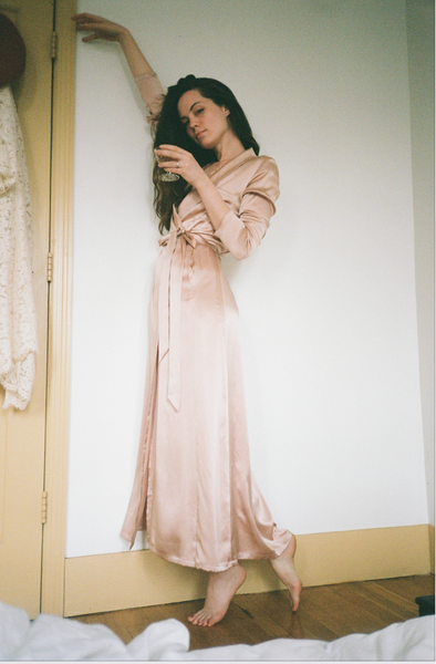 robe dress Silk Robe Dress – Coco Miau